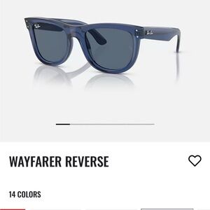 Ray-Ban Wayfarer Reverse Sunglasses - Dark Blue